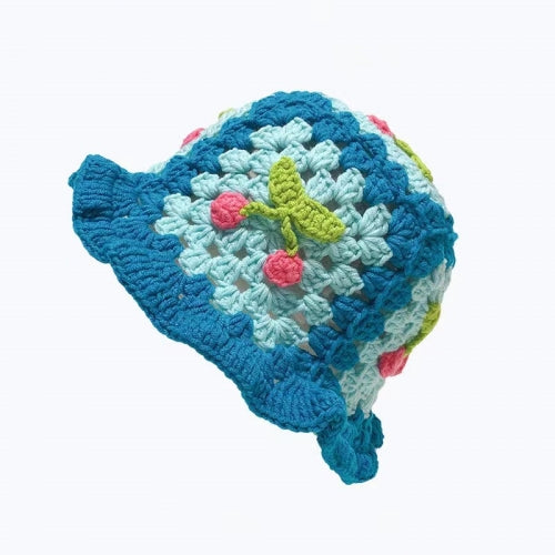 “Cherry Bomb” Crochet Hat