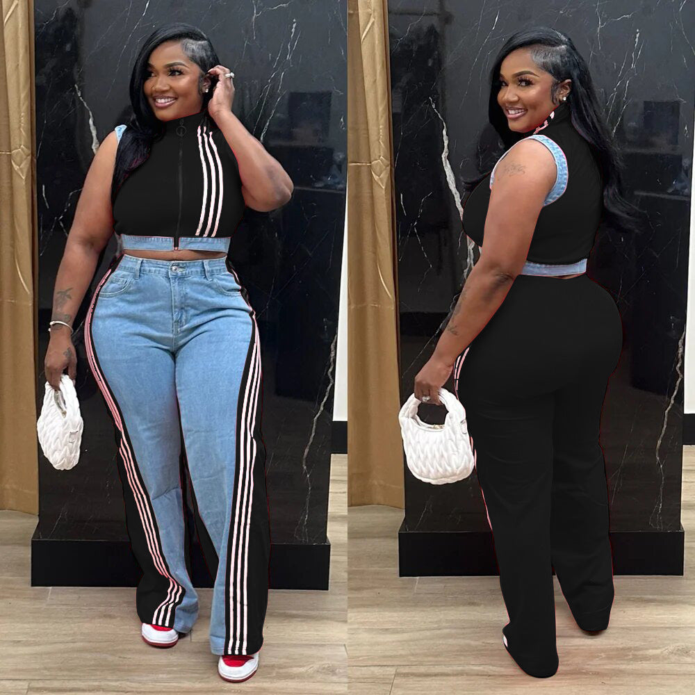 Jogger Vs. Denim Set