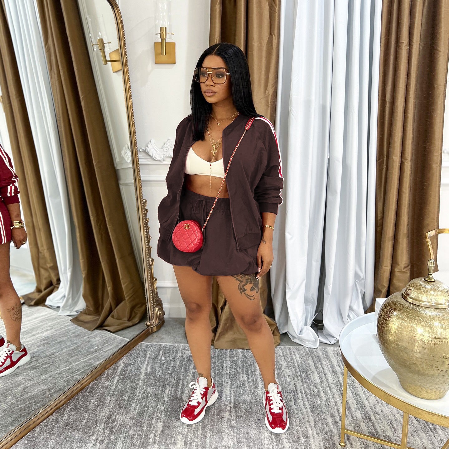 “B Girl” Puff Skirt Set