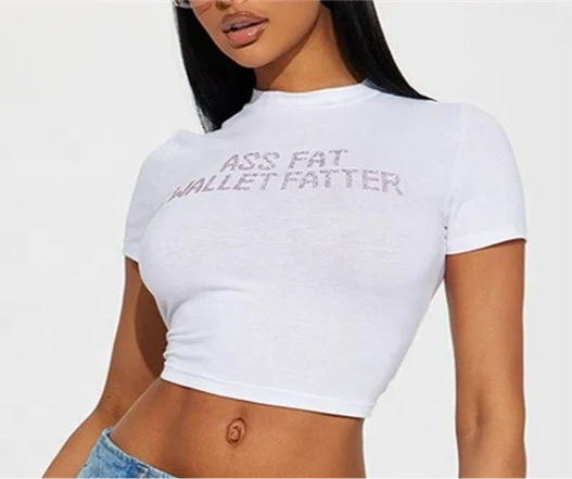 “Fatter” Bling Tee