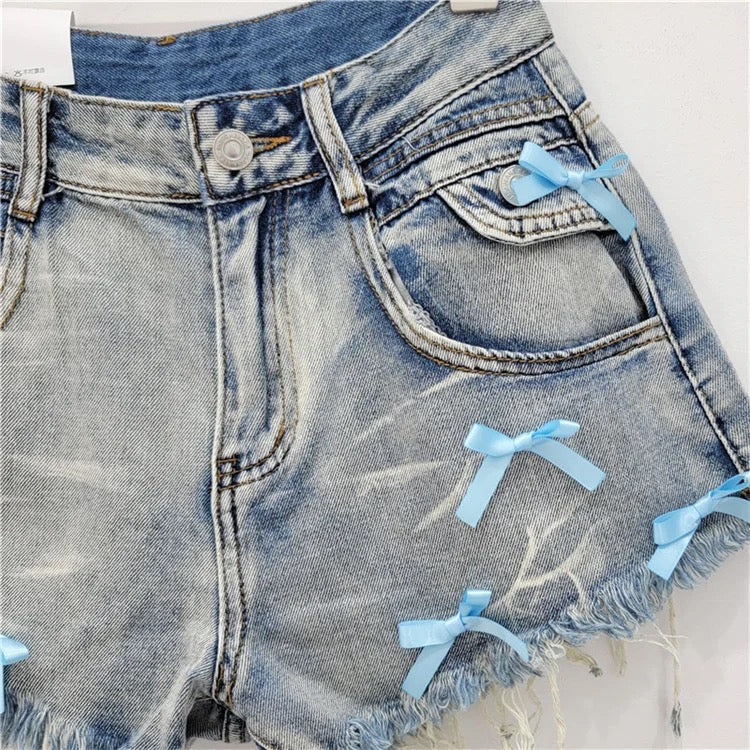 “Baby Bow” Short Shorts