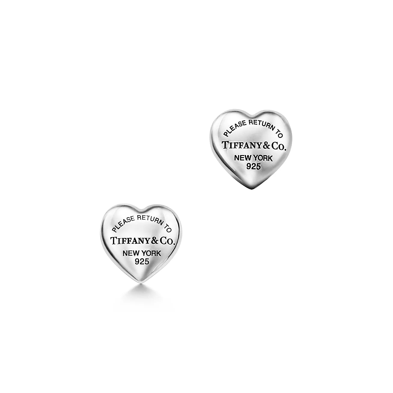 .925 Full Heart Studs