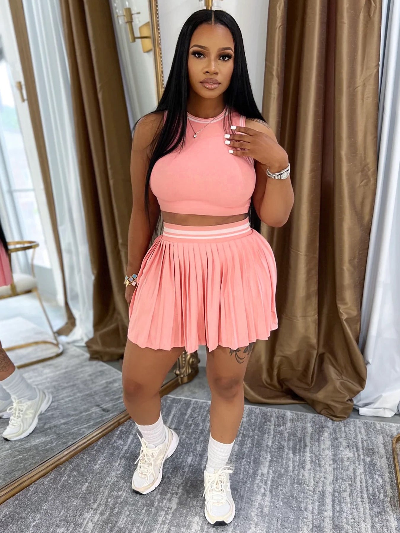 “Playtime” Tennis Skirt Set