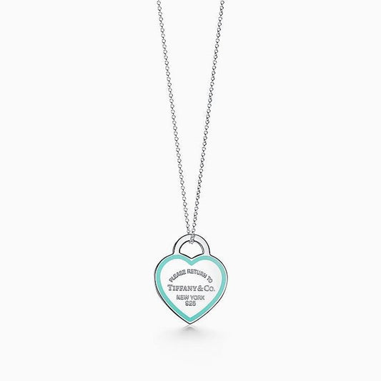 .925 Outlined Heart Tag