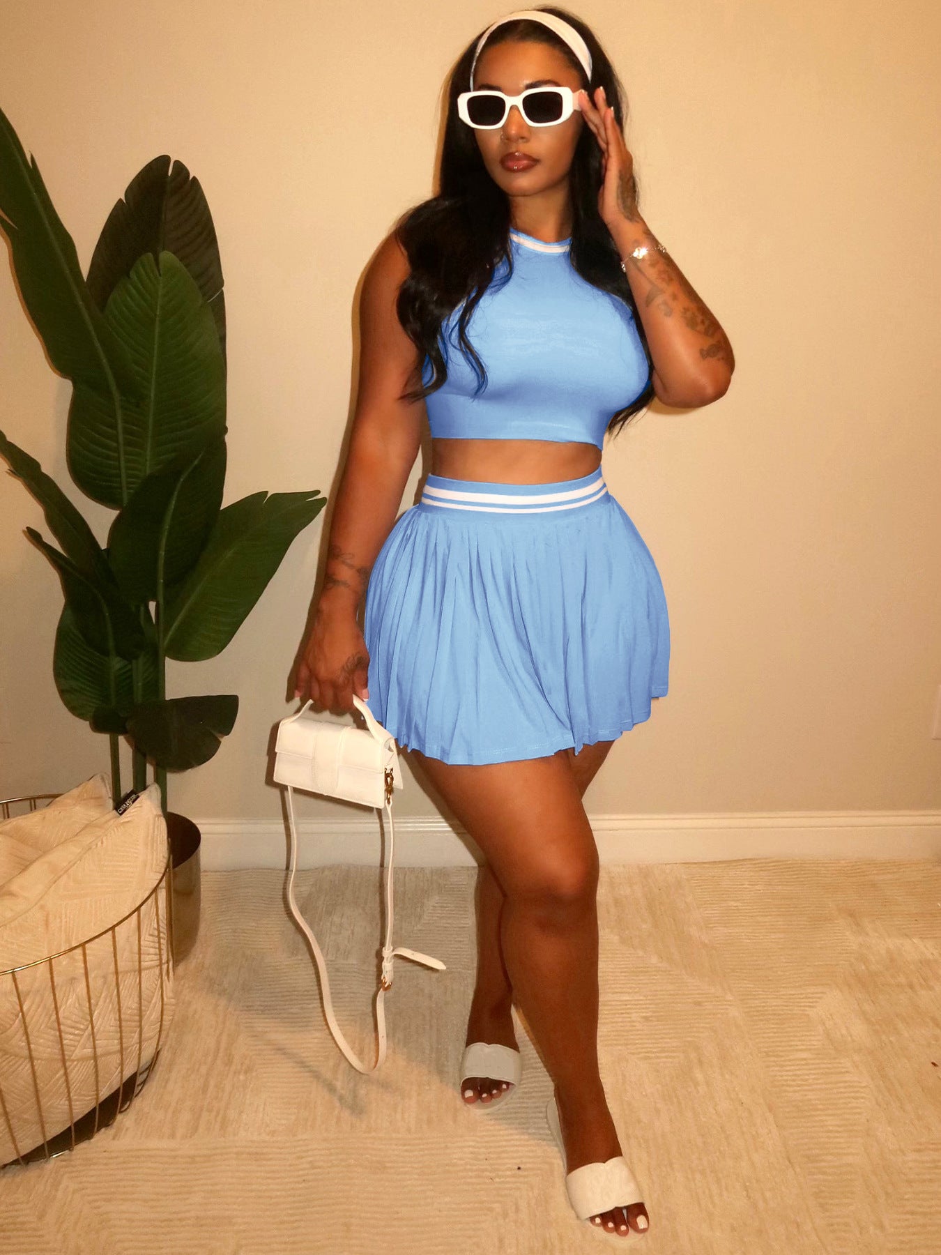 “Playtime” Tennis Skirt Set