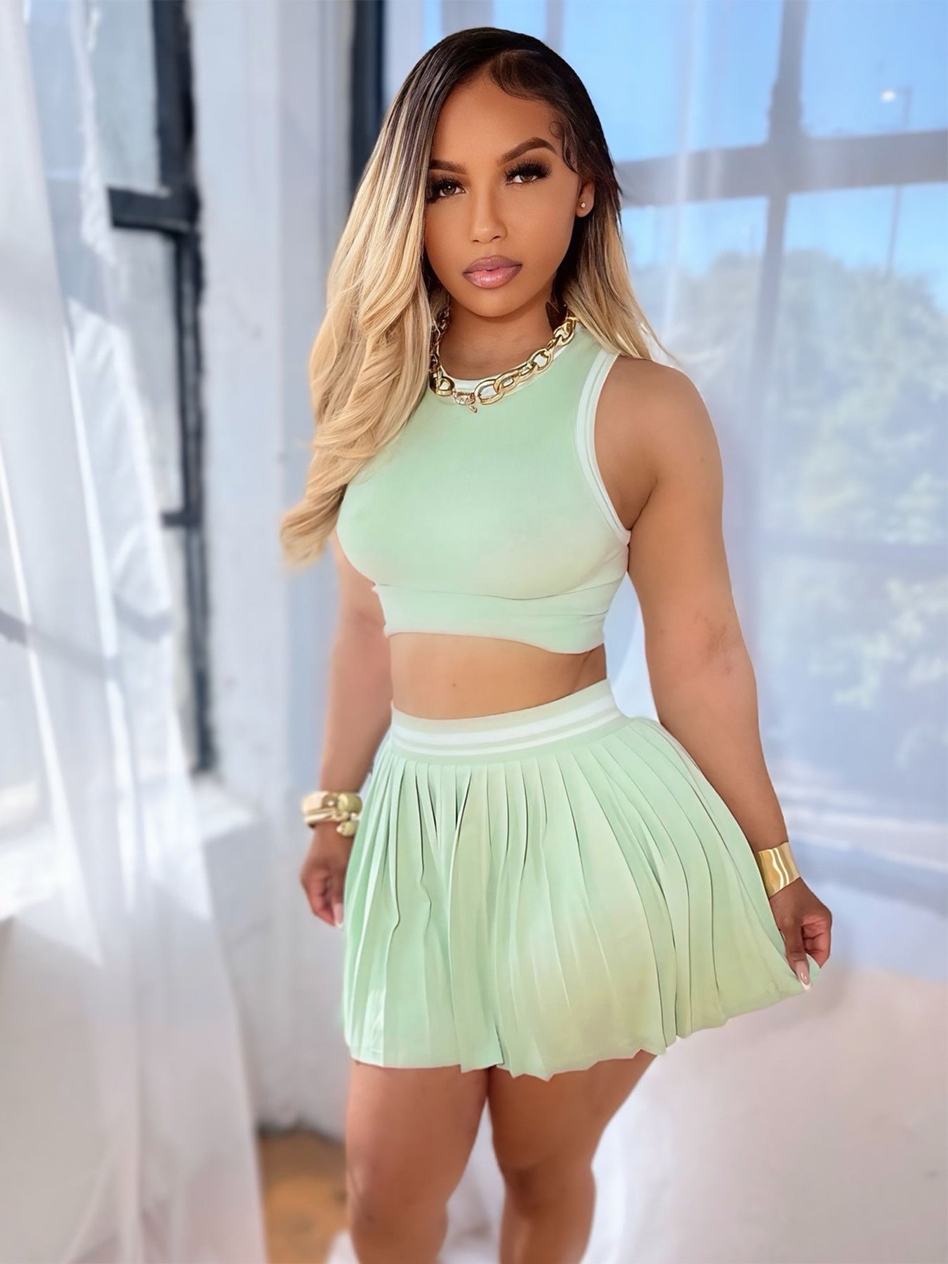 “Playtime” Tennis Skirt Set
