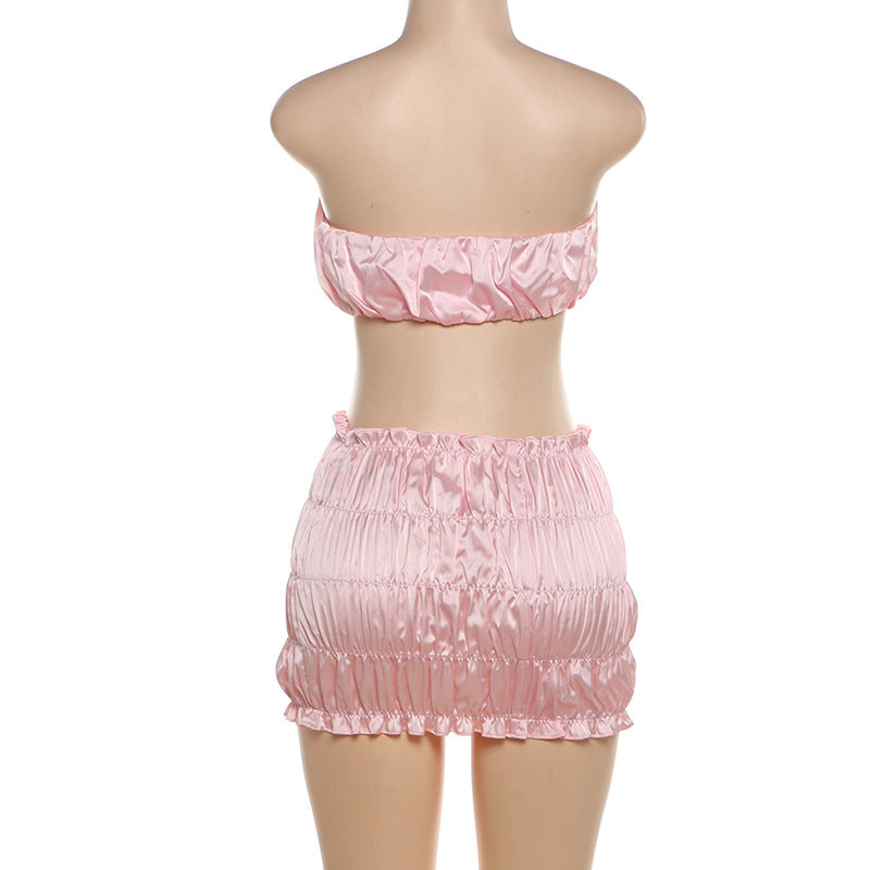 “Satin Doll” Skirt Set