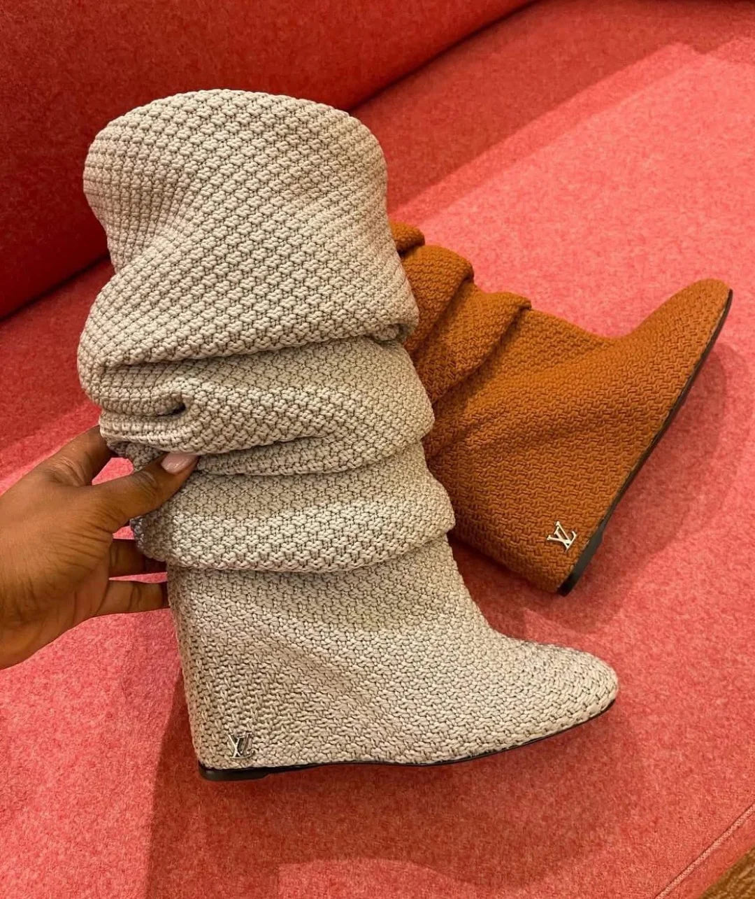 LV Summer Mid Wedge Boot