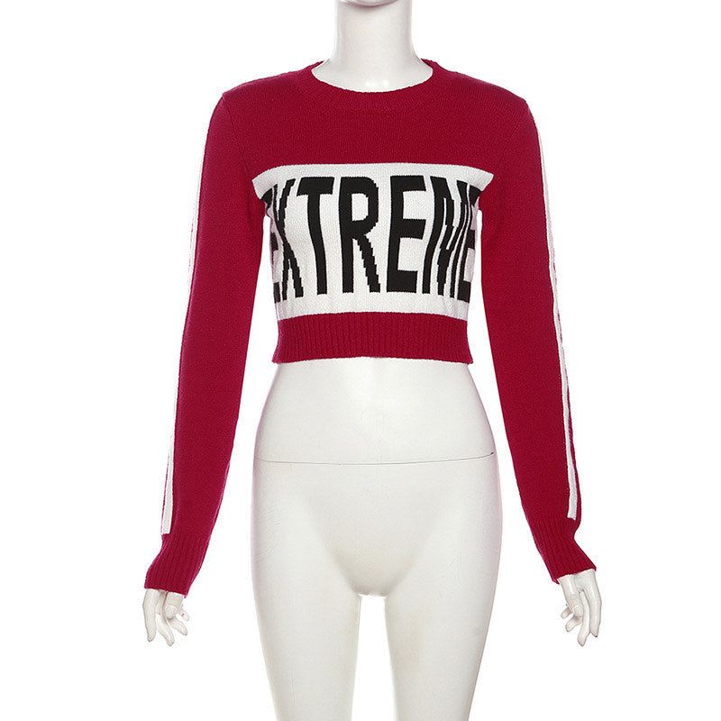 "EXTREME" Crop Sweater