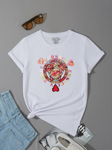 Lux V Heart Tee