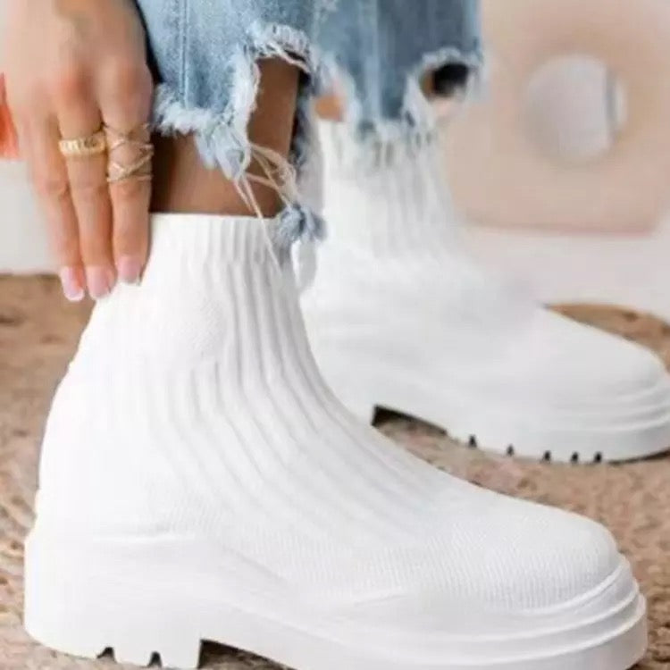 Wavy Sock Boot